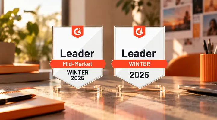 Insignias del premio Leader de G2