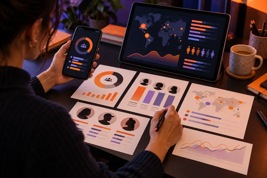 Illustrative influencer analytics report