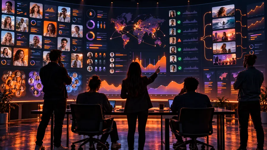 A structured influencer analytics profile